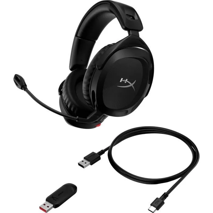 HyperX Casque Gamer Gaming Headset avec Micro, Référence 676A2AA, Noir (Black)
