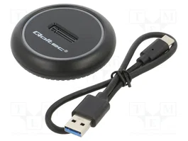 QOLTEC Station d'accueil USB 3.1 Gen 2 noir