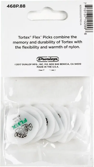 DUNLOP Pack de 12 médiators Tortex® Flex Jazz III - 0,88 mm DUNLOP Pack de 12 médiators Tortex® Flex Jazz III - 0,88 mm