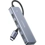UGREEN Hub USB 4 ports USB 3.0 + USB-C Gris - Concentrateur pour ordinateur portable et bureau