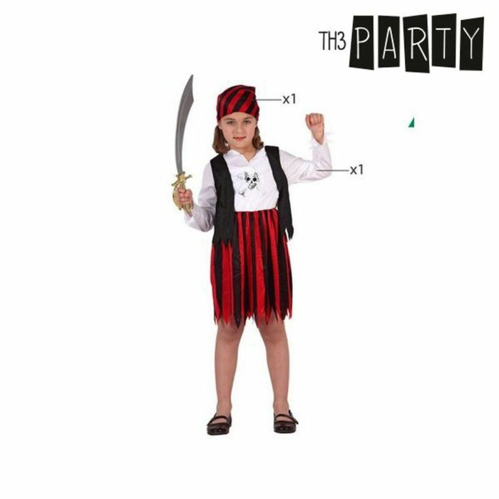 Déguisement pour Enfants Th3 Party Multicouleur Pirates (3 Pièces) 7-9 Ans