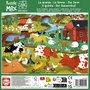 Educa Puzzle Max 28 La Granja 19955, Puzzle pour Enfant avec 28 Pièces, pour Âge 3 Ans et Plus, Dimensions Assemblé 68 x 48 cm