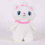 Disney Sac à dos enfant à personnage peluche, blanc, 17 x 30 x 11 cm
