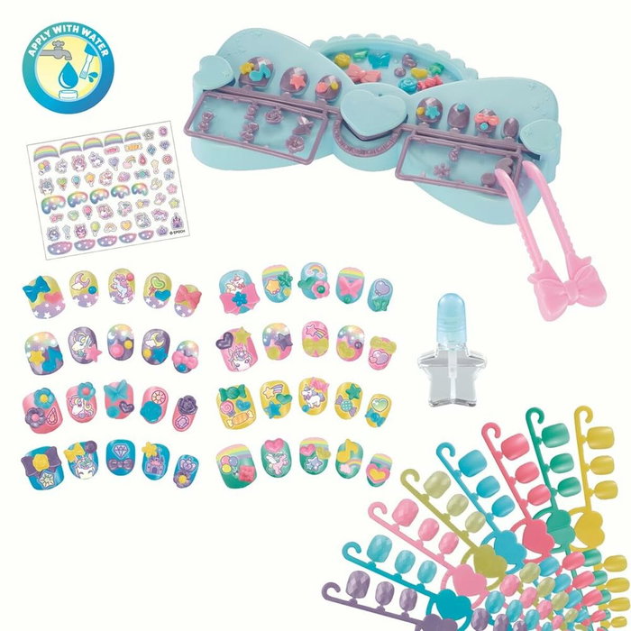 Aquabeads Mon kit de manucure Licorne - 40 ongles et Stickers