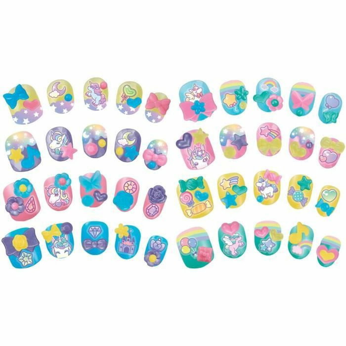 Aquabeads Mon kit de manucure Licorne - 40 ongles et Stickers