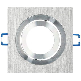 GSC Evolution Cadre d'encastrement carré Aluminium Lisse Nickel