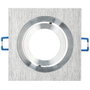 GSC Evolution Cadre d'encastrement carré Aluminium Lisse Nickel
