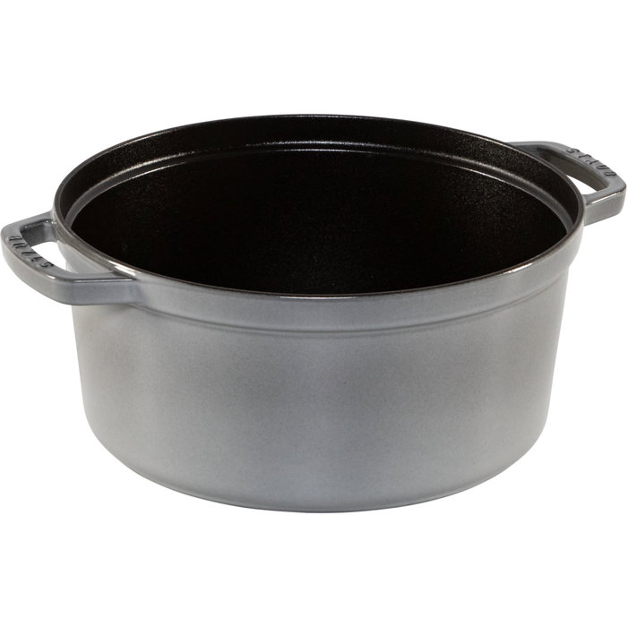Staub La Cocotte 28cm Ronde en Fonte, Gris Graphite