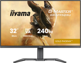 IIYAMA GB3295QSU / GB3295QSU-B1 G-MASTER - Écran PC 31.5 pouces WQHD 2560 x 1440 pixels 165 Hz 1 ms DVI-D HDMI DisplayPort USB Hub HDR400 Noir
