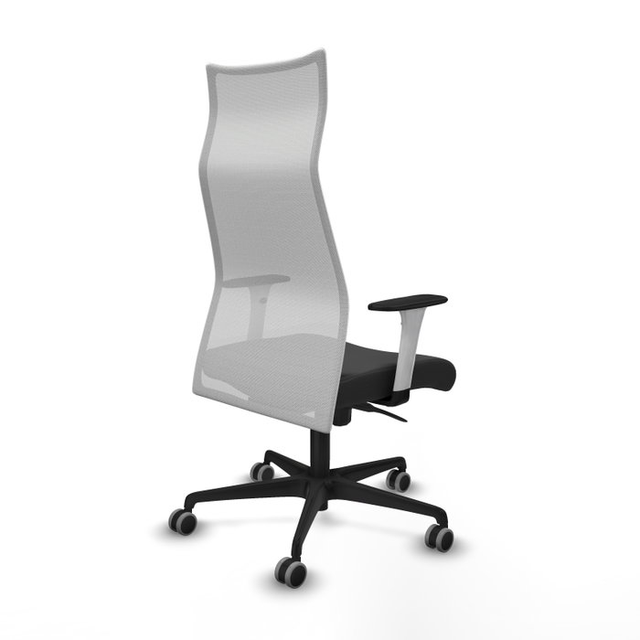 Piqueras y Crespo Chaise de Bureau Albacete Gris foncé et blanc Piqueras y Crespo Chaise de Bureau Albacete Gris foncé et blanc