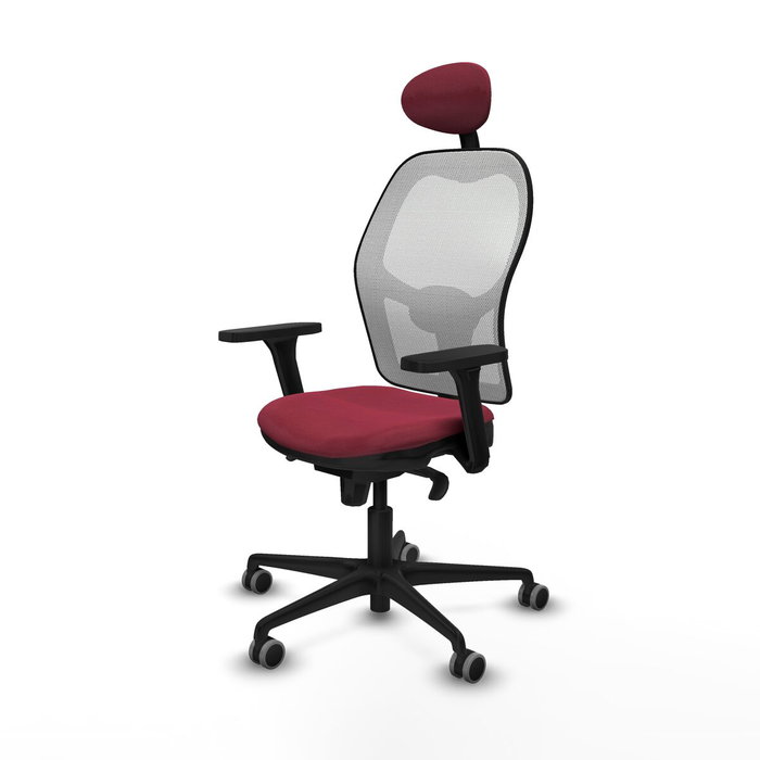 Piqueras y Crespo Chaise de Bureau avec Appui-tête Jorquera 3D036G1 Bordeaux Piqueras y Crespo Chaise de Bureau avec Appui-tête Jorquera 3D036G1 Bordeaux