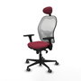 Piqueras y Crespo Chaise de Bureau avec Appui-tête Jorquera 3D036G1 Bordeaux