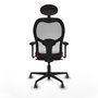 Piqueras y Crespo Chaise de Bureau avec Appui-tête Jorquera 3D036G1 Bordeaux