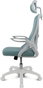 Drift DRAIR35WT Salle Gaming Ergonomique Blanche Turquoise avec Repos Bras Rabattables et Coussins Réglables