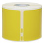 Dymo Étiquettes Colorées 54 x 101 mm, 220 pièces, Noir et Jaune