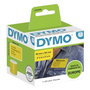 Dymo Étiquettes Colorées 54 x 101 mm, 220 pièces, Noir et Jaune