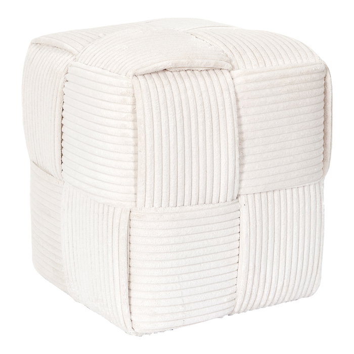Home Deco Factory Pouf Tressé Scott Beige Home Deco Factory Pouf Tressé Scott Beige