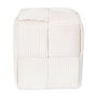 Home Deco Factory Pouf Tressé Scott Beige