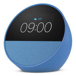 Amazon Echo Spot - Enceinte Connectée avec Écran, Hub pour Maison Connectée, Bluetooth, WiFi - Bleu (Réf: B0C2RSJHS6)