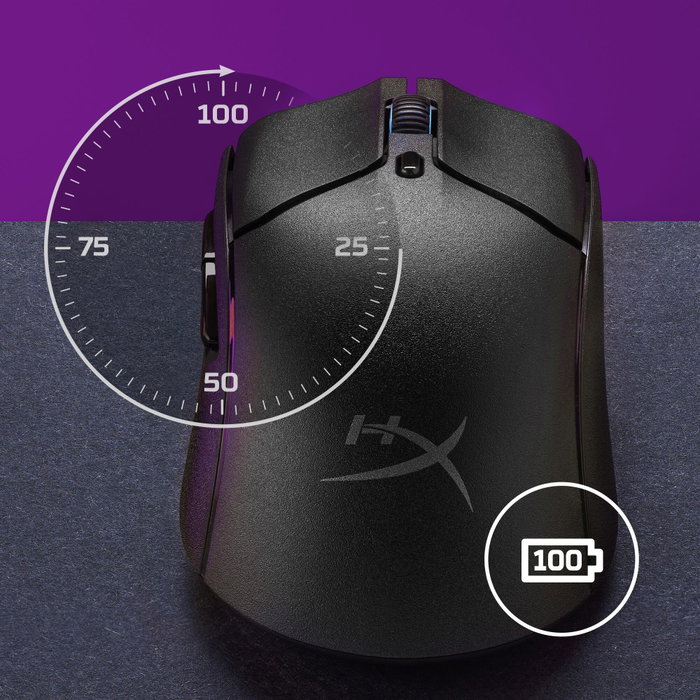 HyperX Pulsefire Haste 2 Black Wireless HyperX Pulsefire Haste 2 Black Wireless