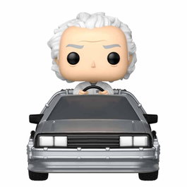 FUNKO Figura POP Rides Deluxe Regreso al Futuro Doc With Time Machine