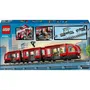 Lego 60423 Set de Construction Ville - Tramway et Station du Centre-Ville avec 6 Figurines pour Enfants 7 Ans et Plus