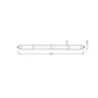 LVE-4099854029486 Tube LED T5 Haute Fréquence, Verre Antischoc, 50.000h, IP20, pour Remplacement sans Recâblage