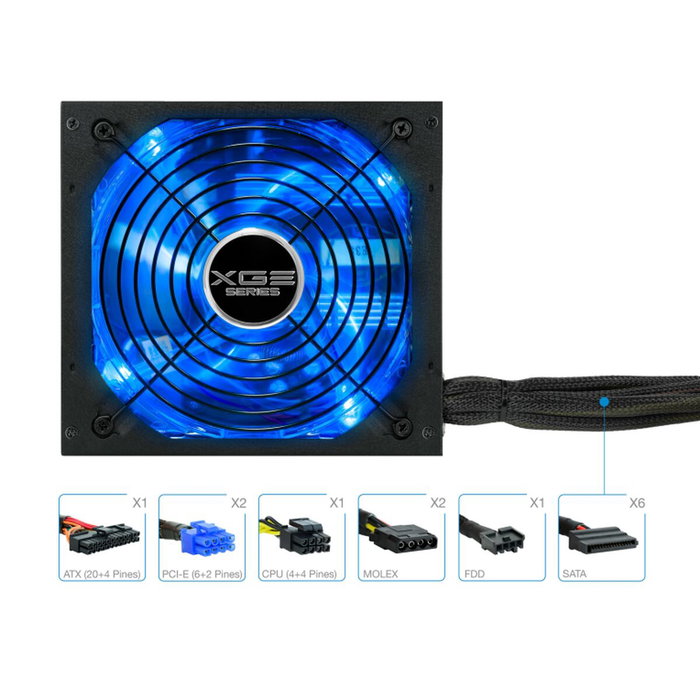 Bloc d’Alimentation TooQ TQXGEII-700SAP ATX 700 W 80 Plus Bronze RoHS Bloc d’Alimentation TooQ TQXGEII-700SAP ATX 700 W 80 Plus Bronze RoHS