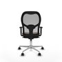 Piqueras y Crespo Chaise de Bureau 1D086N0 Gris Brun foncé