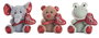 Creaciones Llopis - Animalitos cœur en peluche - 16 cm - Jouet doudou pour enfant à partir de 3 ans - Matière polyester
