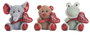 Creaciones Llopis - Animalitos cœur en peluche - 16 cm - Jouet doudou pour enfant à partir de 3 ans - Matière polyester