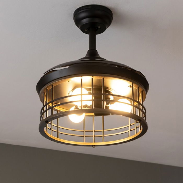 Ventilateur de Plafond avec Lumière Cecotec EnergySilence Aero 3600 25 W Métal