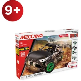 Meccano Mountain Rally 25 en 1 - 390 pièces en métal