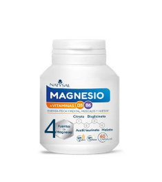 NATYSAL Magnesio 4 Fuentes + Vitaminas D3 y B6 60 capsules