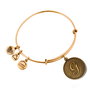 Alex And Ani Bracelet Lettre G Doré