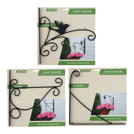 Kinzo Support de plantes noir 28 x 28 cm
