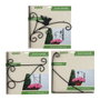 Kinzo Support de plantes noir 28 x 28 cm