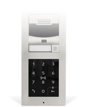 2N IP Verso - Clavier tactile Bluetooth avec lecteur RFID 125kHz, 13.56MHz, NFC et compatible PICard