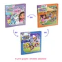 Spin Master - Livre de voyage - 3 puzzles magnétiques 20 pièces - Paw Patrol, Gabby's Dollhouse ou Dora - À partir de 3 ans - 17 x 17 cm