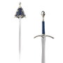 The Noble Collection Réplique Épée Gandalf Glamdring Taille Réelle 120 cm avec Support Mural
