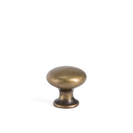 HERRAJES ALK Parma Pomo Zamak Finition Or Vieilli Ø21 mm