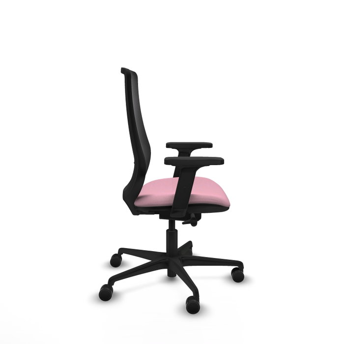 PIQUERAS Y CRESPO Chaise Mardos Synchrone/Traslack Rose et Noir