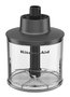 Kitchenaid 5KHBRV75BM Batteur à main sans fil compact avec batterie rechargeable 12V noir mat - inclut fouet, picador et bol sans BPA 1L