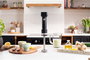 Kitchenaid 5KHBRV75BM Batteur à main sans fil compact avec batterie rechargeable 12V noir mat - inclut fouet, picador et bol sans BPA 1L