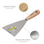 WOLFPACK LINEA PROFESIONAL Spatule Manche Bois Lame 100 mm