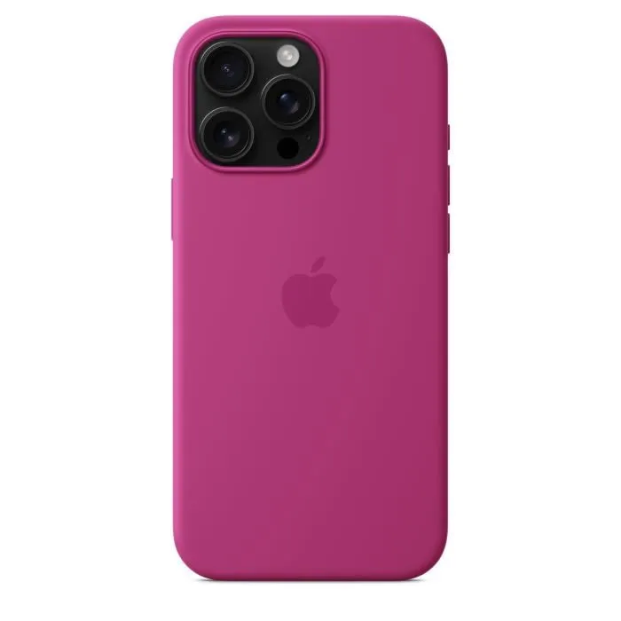 Apple Coque en Silicone avec MagSafe pour iPhone 16 Pro Max - Fuchsia