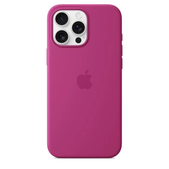 Apple Coque en Silicone avec MagSafe pour iPhone 16 Pro Max - Fuchsia