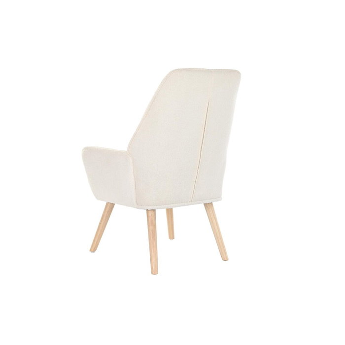 Fauteuil DKD Home Decor Crème Naturel 65 x 75 x 96 cm
