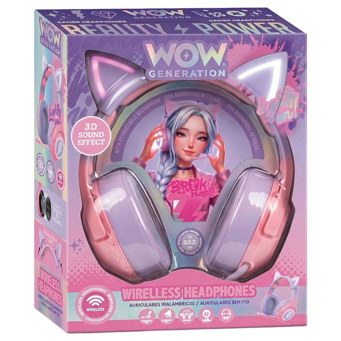 KIDS LICENSING Casque Gaming Wow Generation WOW00183 KIDS LICENSING Casque Gaming Wow Generation WOW00183