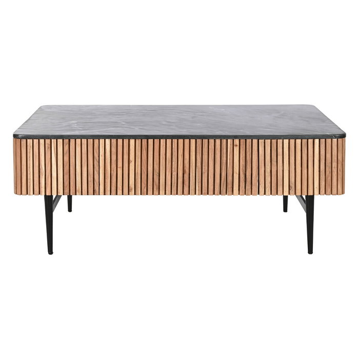 DKD Home Decor Table Basse Marbre et Acacia DKD Home Decor Table Basse Marbre et Acacia